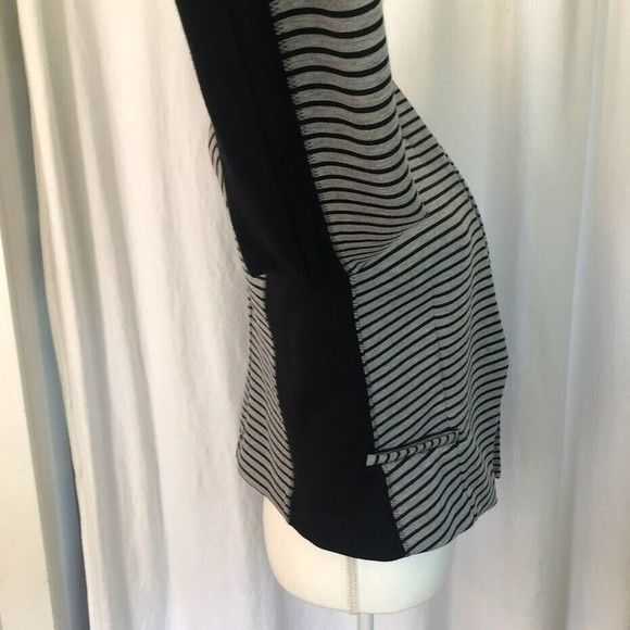 Rachel Roy XXL Women's Striped Stretch Knit Blazer - Picture 4 of 5